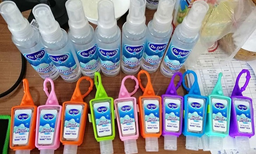 Instructions on how to make a WHO hand sanitizer from medical alcohol