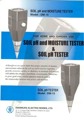 Hướng dẫn sử dụng thiết bị soil ph and moisture tester 
