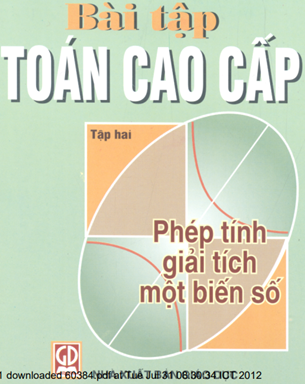 Bài tập Toán cao cấp - Tập 2