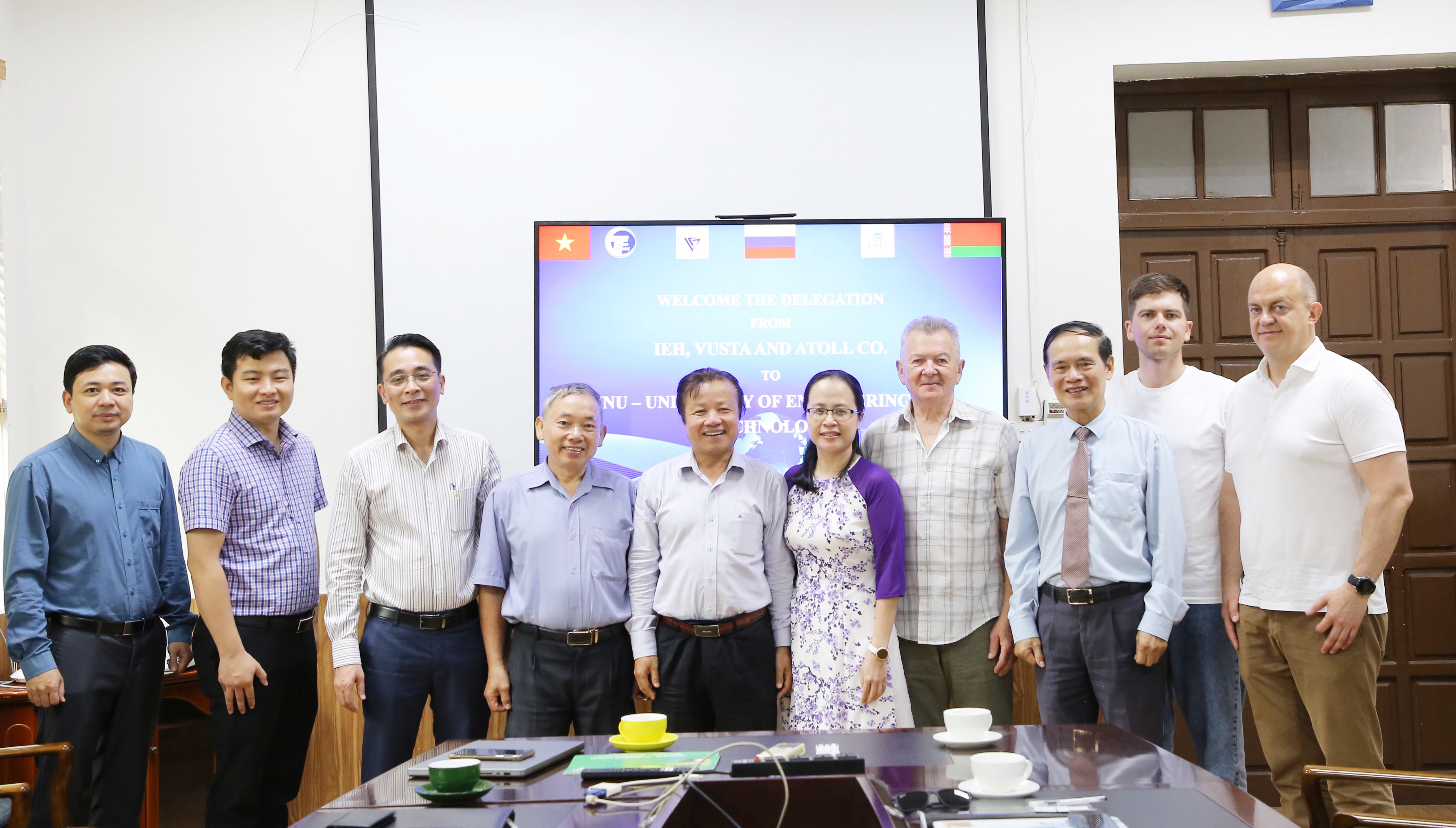 Trường Đại học Công nghệ thúc đẩy cơ hội hợp tác với Công ty TNHH “ATOLL GROUP”, Liên bang Nga 2