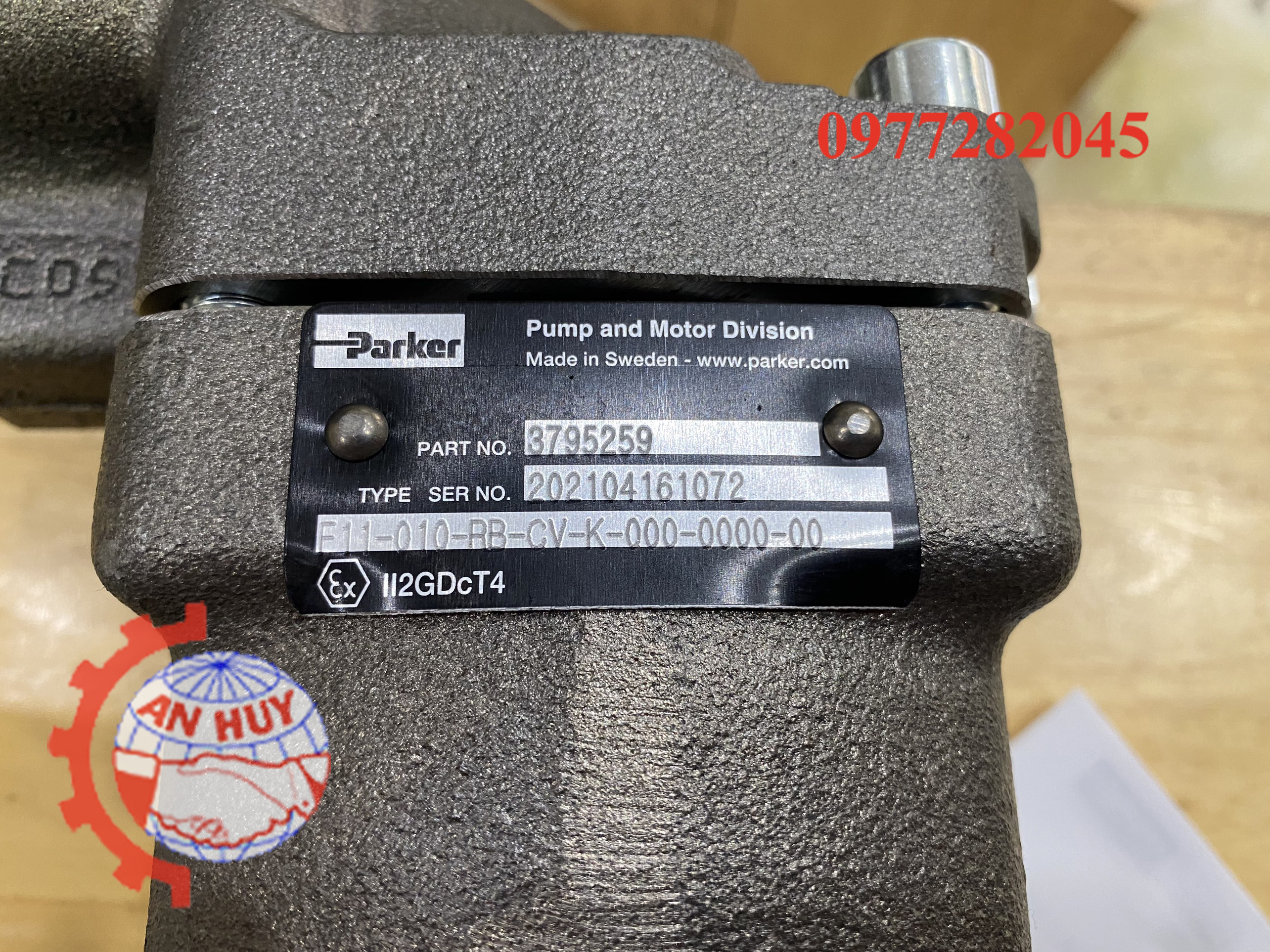 Bơm Piston Parker Model F11-010-RB-CV-K-000-0000-00/ Part 3795259