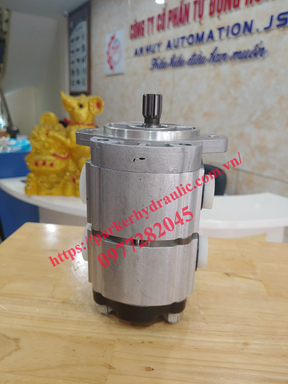 Bơm bánh răng 2 tầng CN103692018